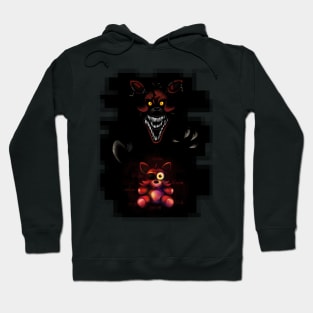 Five Nights at Freddy's Fnaf4 Nightmare Foxy Plush Hoodie